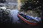 Rettungsboot am Ebnisee