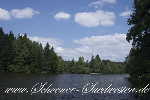 Der Ebnisee bei Welzheim.